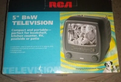 RCA Model  16-3001  5" B & W TV BRAND NEW - Image 1 of 2