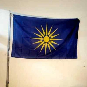 Alexander The Great Macedonian Flag Outdoor Banner Decor 90x150cm Polyester - Picture 1 of 6