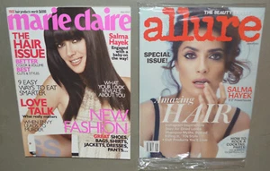 2 Zeitschriften Lot - Salma Hayek - Marie Claire, Allure - Bild 1 von 1