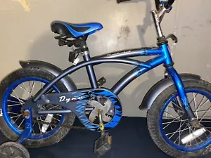 Vintage Dyno Kruiser Thunderball Youth Child Bicycle Bike Blue Flame Cruiser BMX - Picture 1 of 2