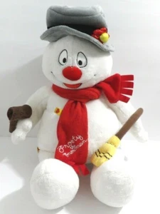 Build a Bear BABW Plush Singing Frosty the Snowman Scarf Broom Pipe Limited C12 - Picture 1 of 2