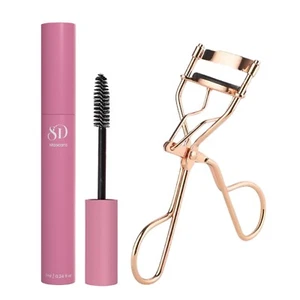 Mascara Black & Eyelash Curler Set | Volumizing, Vegan, Smudge-Proof, UK Stock - Picture 1 of 7