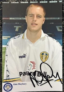 Autografo firmato Leeds United foto ufficiale club card Alan Maybury calcio - Foto 1 di 3