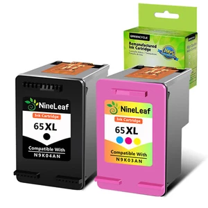 65XL Ink Cartridge For HP 65 65 XL Deskjet 2600 2652 2636 ENVY 5000 5052 5055 - Picture 1 of 17