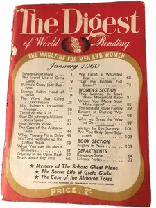 Vintage, The Digest Of World Reading. 7 Books 1956 To 1960 - Picture 1 of 7