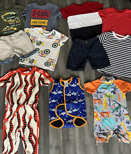 Boys Summer Bundle Clothes 18-24 Months Shorts T-shirts All in One Swim Adidas