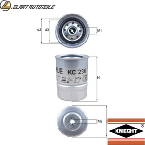FILTRO COMBUSTIBLE KC 236 PARA NISSAN PATROL/GR/V/Wagon/III/2/Techo rígido/Estación 3.2L - Imagen 1 de 12