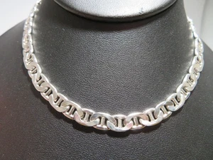 .925 STERLINGSILBER GUCCI GLIEDERKETTE 19" LANG 6,82 MM BREIT 40,00 gr (G134629) - Bild 1 von 10