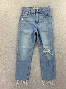 Madewell Jeans Damen 27P The Perfect Vintage Jeans Raw Hem High Waist Distressed - Bild 1 von 12
