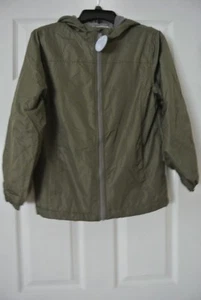 Whales Tail Outerwear Kinder Fleece gefütterte Kapuzenjacke Größe 10/12 - grün - Bild 1 von 5