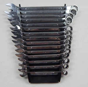 SK Tools Kombi-Schraubenschlüssel-Satz 15-tlg. Metrisch 7-22 mm mit Gestell Nr. 20 mm gebrochen 17 mm - Bild 1 von 21