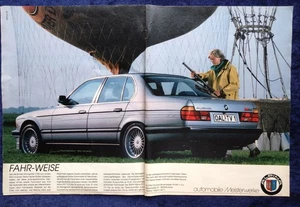 BMW Alpina B11 ( 7er E38 ), originale Werbung 1987, Großformat - Picture 1 of 1