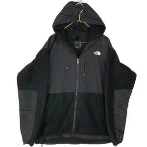 The North Face Denali Fleece Sweater Jacket Women’s 2XL Black Hooded Full Zip - Picture 1 of 3