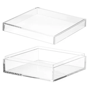 Caja Acrílica 4.33" x 4.33" x 1.57" con Tapa Vitrinas Acrílicas Transparentes - Imagen 1 de 8