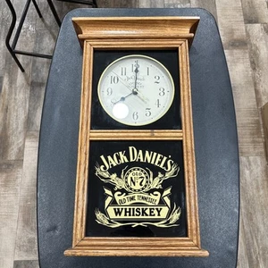 Jack Daniels Vintage Wall Clock. Old No. 7 . Old Time Tennessee Whiskey. Working - Picture 1 of 11