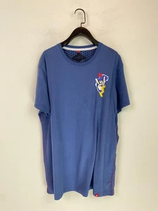 Joe Browns Blue Graphic Print T Shirt Crew Neck Short Sleeve Casual UK XL - Picture 1 of 17