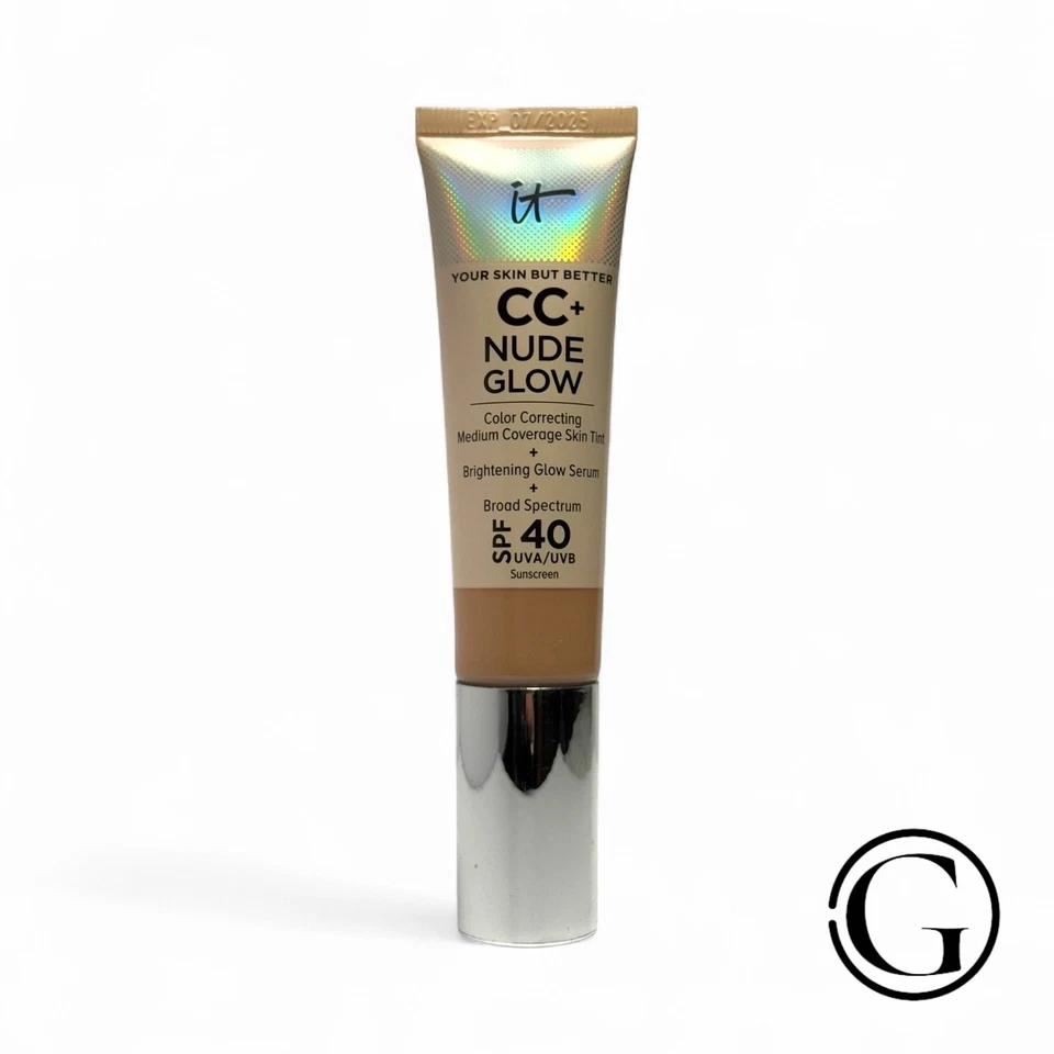 IT Cosmetics CC+ Nude Glow Lightweight Foundation SPF40, FAIR LIGHT Exp 7/25 - Image 1 of 2