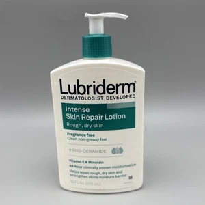Lubriderm Intense Rough Dry Skin Repair Lotion + Pro-Ceramide 16 Fl Oz - Picture 1 of 2