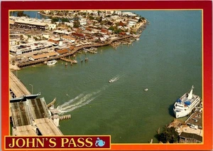 Postal John's Pass Village Florida FL Golfo de México - Imagen 1 de 2
