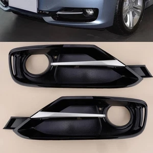 Front Pair Bumper Lower Fog Light Bezel Grill Trim fit for BMW F30 F31 2012-19 - Bild 1 von 8