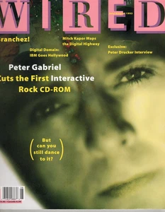 Wired magazine July/August 1993 #3 Mitch Kapor Arthur C Clarke PETER GABRIEL - Picture 1 of 1