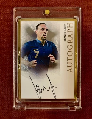 2025 Futera Incredible Franck Ribery 23kt Gold Frame On Card Auto /9 - Bild 1 von 3