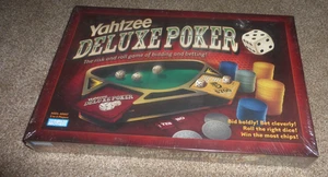 Yahtzee Deluxe Poker Game by Parker Brothers/Hasbro - Brand New & Sealed - Picture 1 of 6