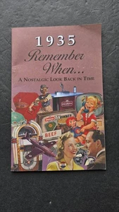 Vintage 1935 Remember When Buch nostalgischer Rückblick Softcover Geschichte Werbung Geschenk - Bild 1 von 7
