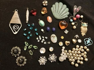 Konvolut Kristalle, Kunstperlen, verschiedene Bastelsteine - Bild 1 von 5