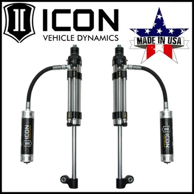ICON 2.5 VS RXT Omega Rear Remote Resi Shocks Kit fits 2005-2024 Toyota Tacoma Foto 1 de 3