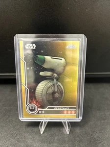 2023 Topps Chrome Star Wars Orange REFRACTOR /50 #79 D-0 - Picture 1 of 15