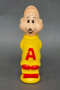 Alvin The Chipmunk Soaky Soap Container, Toy, Vintage, Empty, Yellow with Red A - Picture 1 of 4