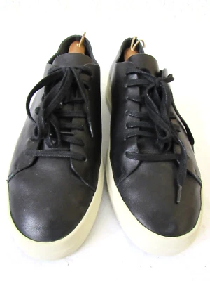 Vince. Men's Black Low Top Sneakers Shoes Size EU 45 US 12 Leather - Image 1 of 4