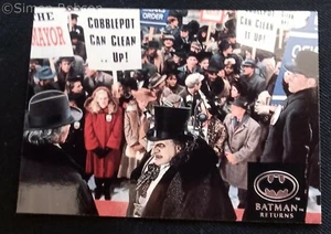 BATMAN RETURNS TRADING CARD BASE CARD # 22 1991 TOPPS SUPER PREMIUM MOVIE FOIL - Picture 1 of 2
