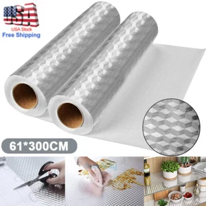61x300cm Kitchen Wall Sticker Self Adhesive Waterproof Oil-proof Aluminum Foil - Picture 1 of 14