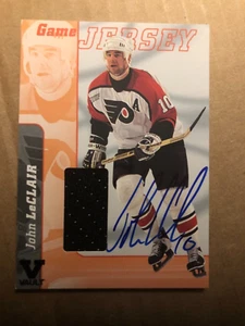 2000-01 BAP Signature Series Jersey Autographs #J7 John LeClair/10 - Picture 1 of 2
