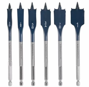 Bosch DSB5006 Daredevil Standard Spade Bit Set, 6-piece 10x Faster - Picture 1 of 6