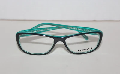 Nuevo marco de gafas KOALI 7184K 53-14-130 GG033 plástico de diseñador verde azulado Foto 1 de 4