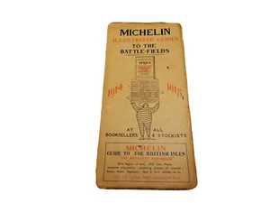 Antiguo mapa ilustrado por Michelin de los campos de batalla - 1914 - 1918 - Imagen 1 de 8