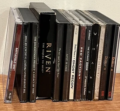 Juegos Retro PC - Doom, Red Faction, Diablo II, Quake, Riven, etc (Juego de 10) Foto 1 de 4