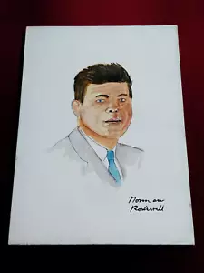 NORMAN ROCKWELL OIL ON CANVAS PAINTING Signed And Stamped Vtg Art - Picture 1 of 7