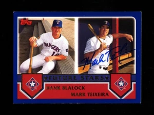 2002 TOPPS MARK TEIXEIRA RC #324 RANGERS SIGNED AUTOGRAPH - Picture 1 of 1