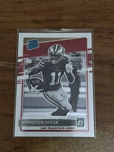 2020 Optic Football Brandon Aiyuk 49ers Rated Rookie Negative Variation #319 - Bild 1 von 2
