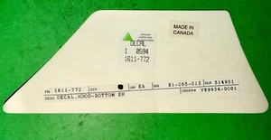 Arctic Cat OEM bottom rh hood decal 1611-772 new - Picture 1 of 4
