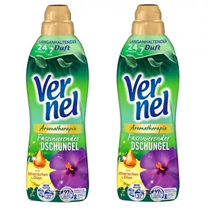 2x 800ml Vernel Aromatherapie Weichspüler Faszinierender Dschungel 37WL - Bild 1 von 8