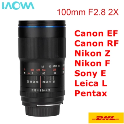 Laowa Venus Optics 100mm f2.8 2X Ultra Macro APO Lens Full Frame Manual Focus - Image 1 of 4