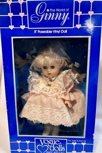 The World Of Ginny-8 “ Poseable Vinyl Doll-Vogue 1984 Vintage -Little One - Picture 1 of 6