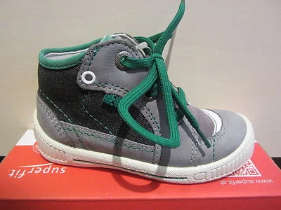 Botas Superfit LL Plantilla de Cuero Gris/Verde ¡Nuevas!!! Foto 1 de 4