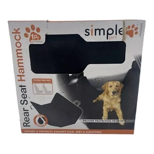 New Simple Pet Rear Seat Hammock Heavy Duty Pet Protection Water Resistant - Picture 1 of 5