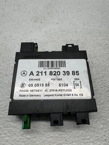03 - 11 MERCEDES W219 E500 KEYLESS GOENTRY CONTROL MODULE A2118203985 OEM 231494 - Picture 1 of 13